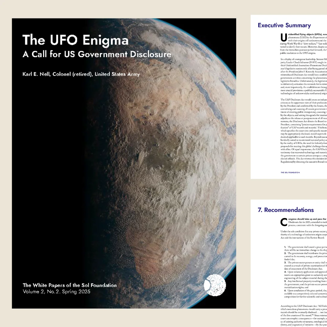 Sol Foundation — The UFO Enigma